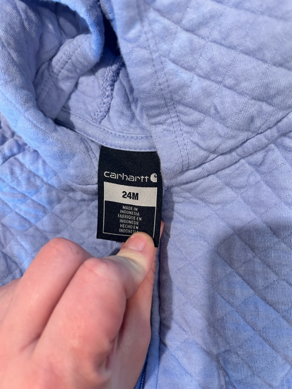 Carhartt Light purple Quilted Hooded One-Piece - Picture 3 of 3